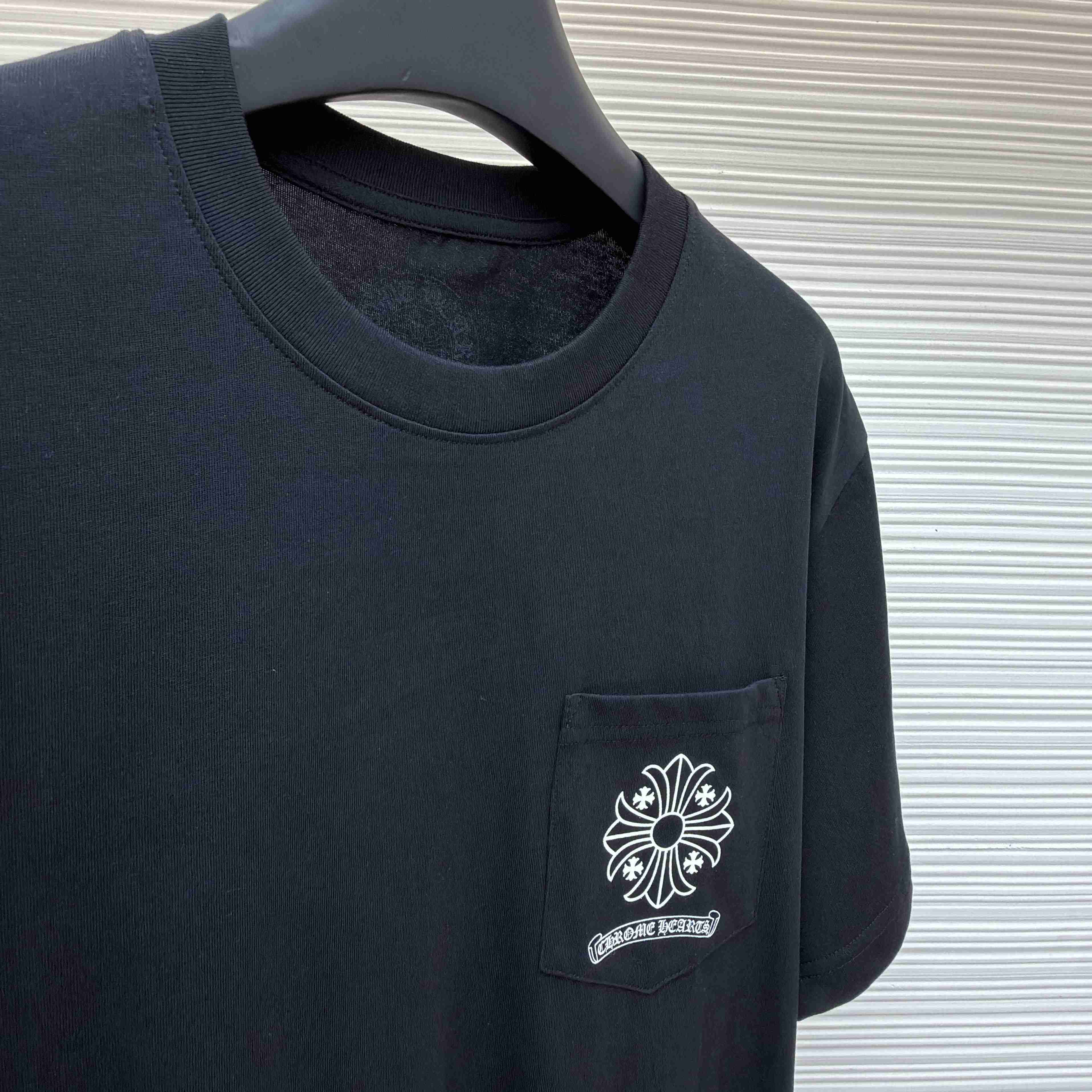 Chrome Hearts Cross Stamp Pocket Tee  - DesignerGu