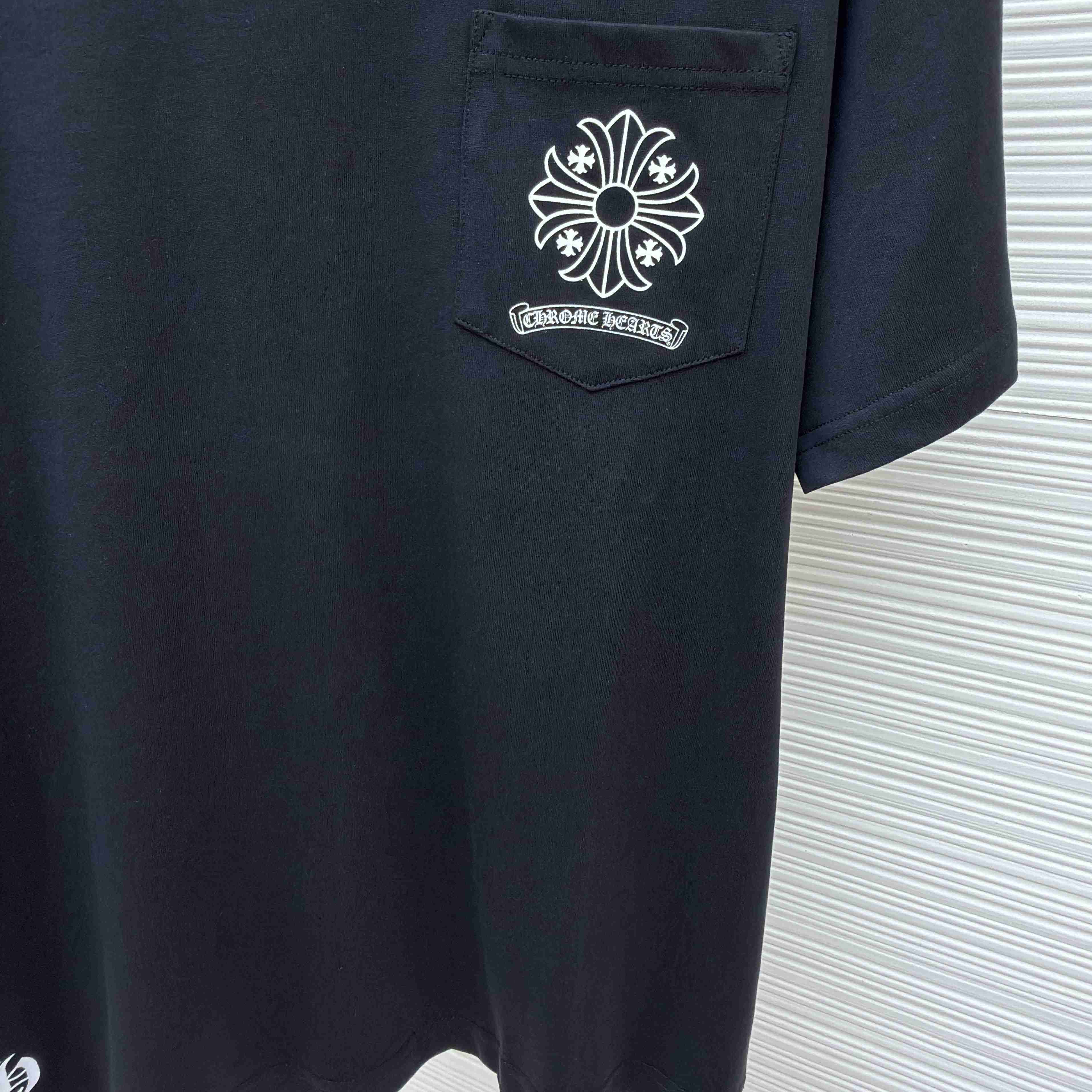 Chrome Hearts Cross Stamp Pocket Tee  - DesignerGu