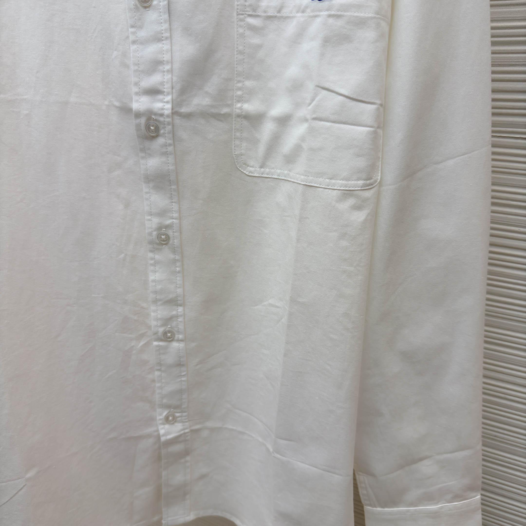 Celine Overshirt In Cotton Denim - DesignerGu