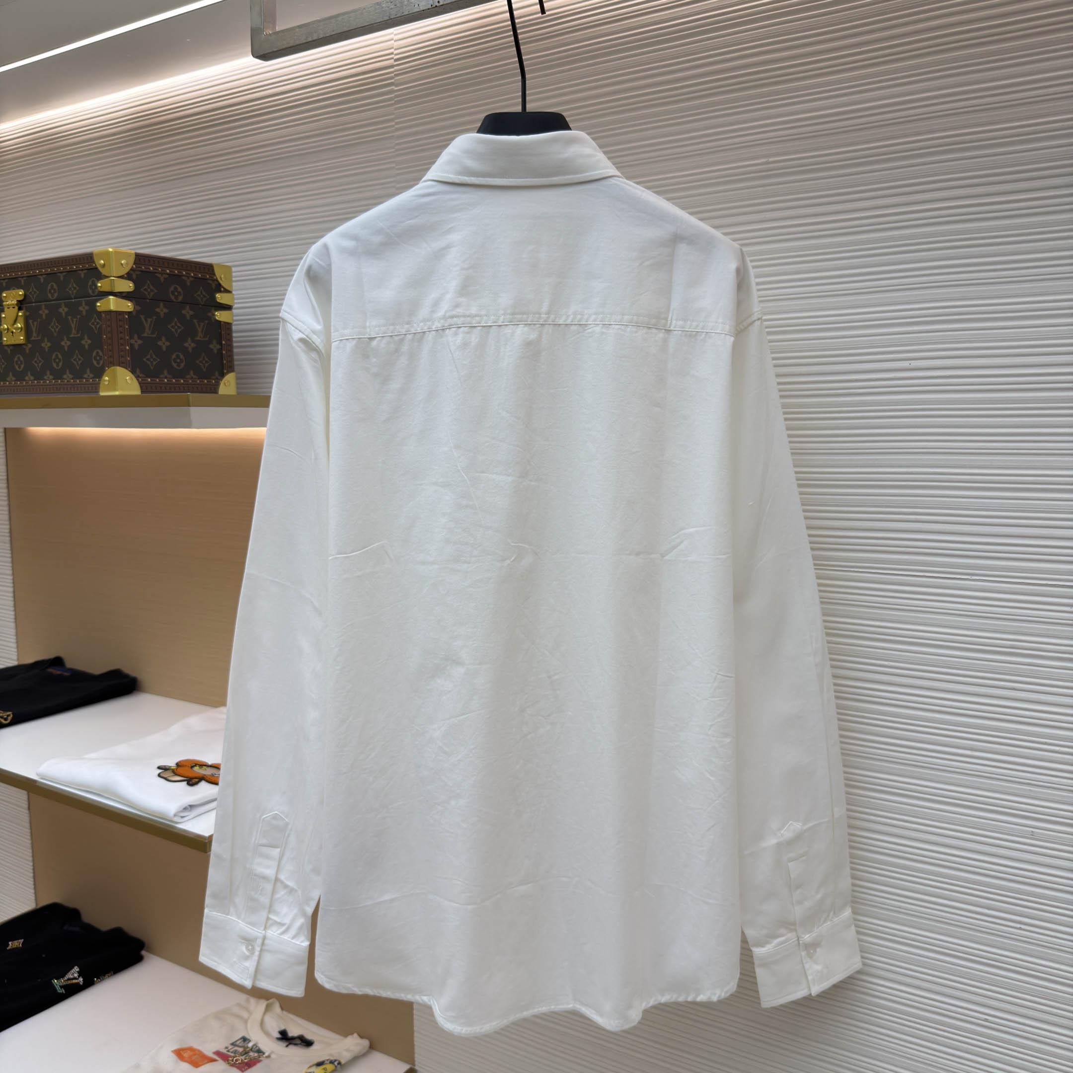 Celine Overshirt In Cotton Denim - DesignerGu