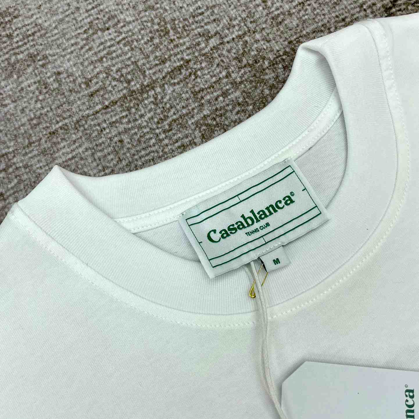 Casablanca Statue En Marbre Short Sleeve T‑Shirt C868 - DesignerGu