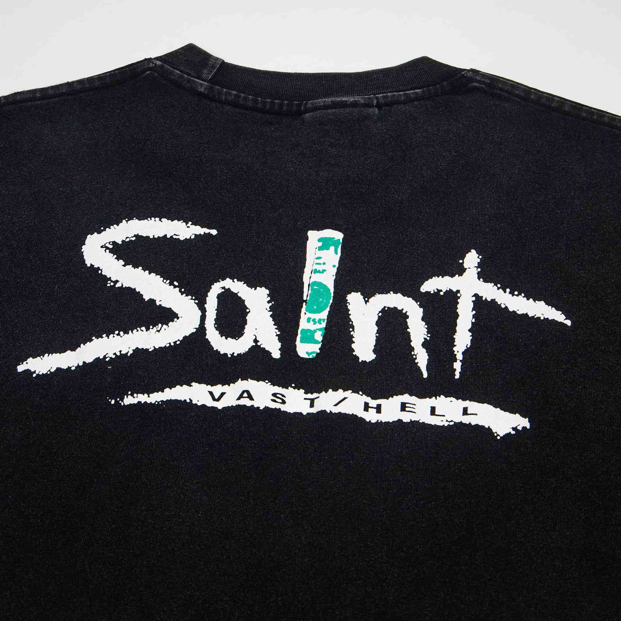 Saint Michael FF Short-Sleeve Tee 'Black' - DesignerGu