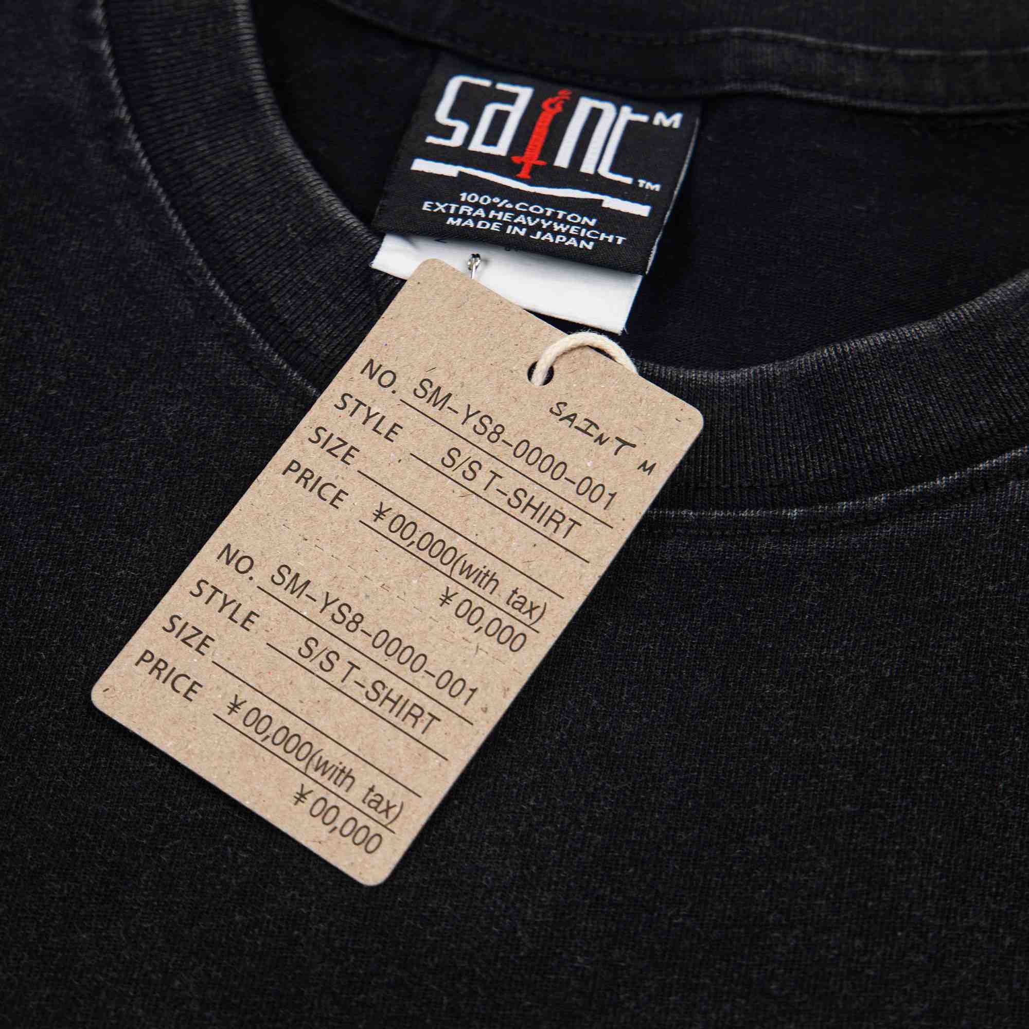Saint Michael FF Short-Sleeve Tee 'Black' - DesignerGu