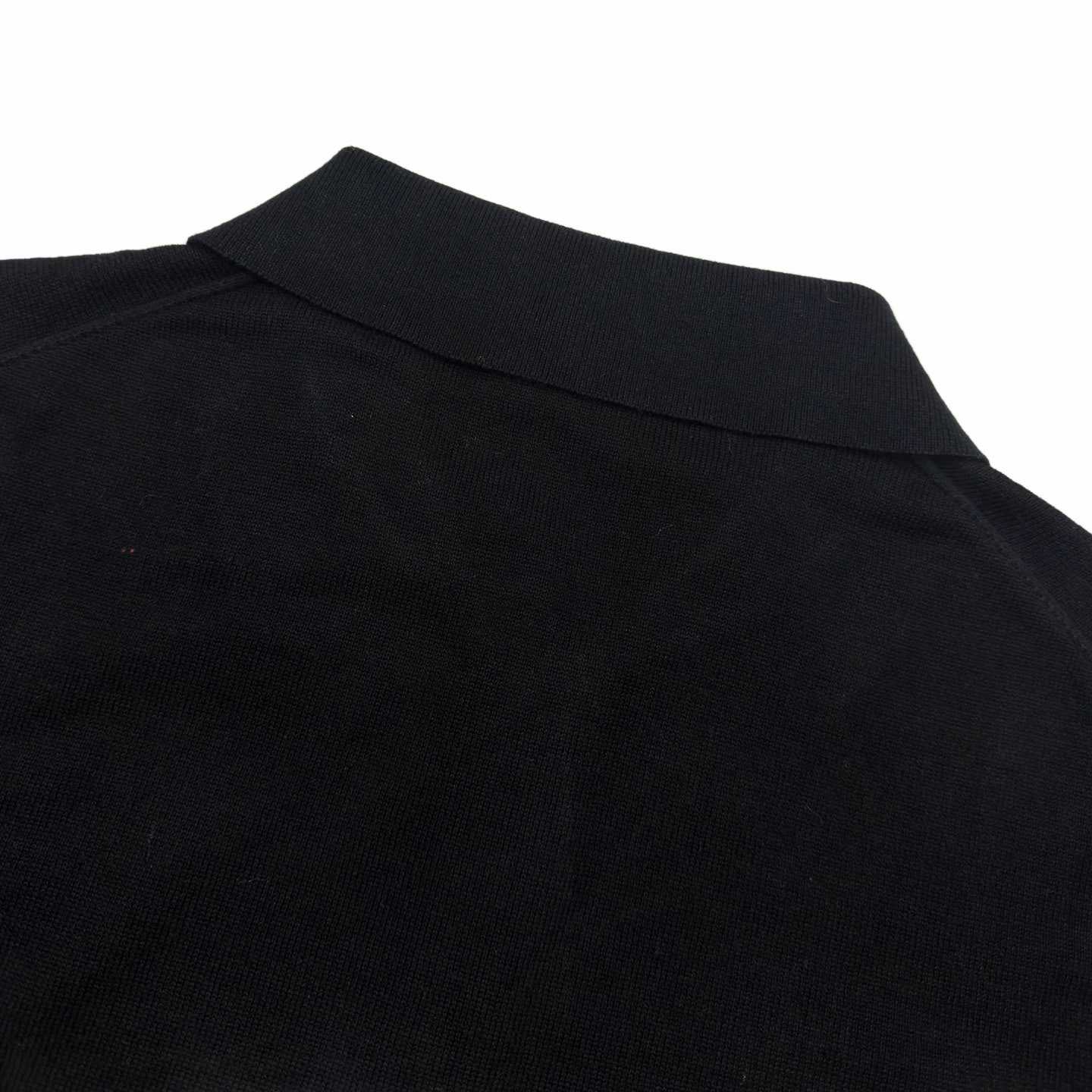 Prada Superfine Wool Polo Shirt - DesignerGu