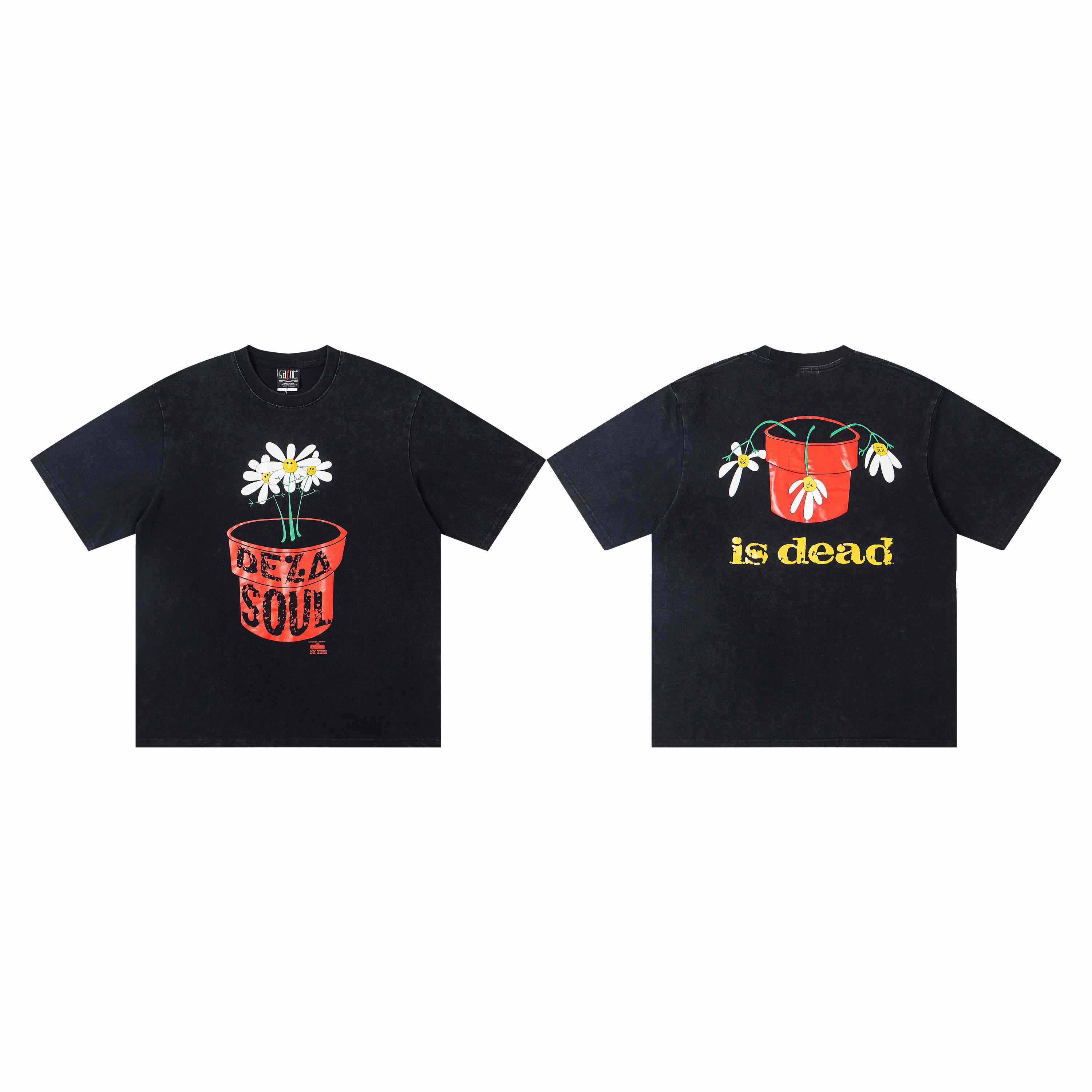 Saint Michael  Vintage De La Soul Is Dead Tee 'Black' - DesignerGu