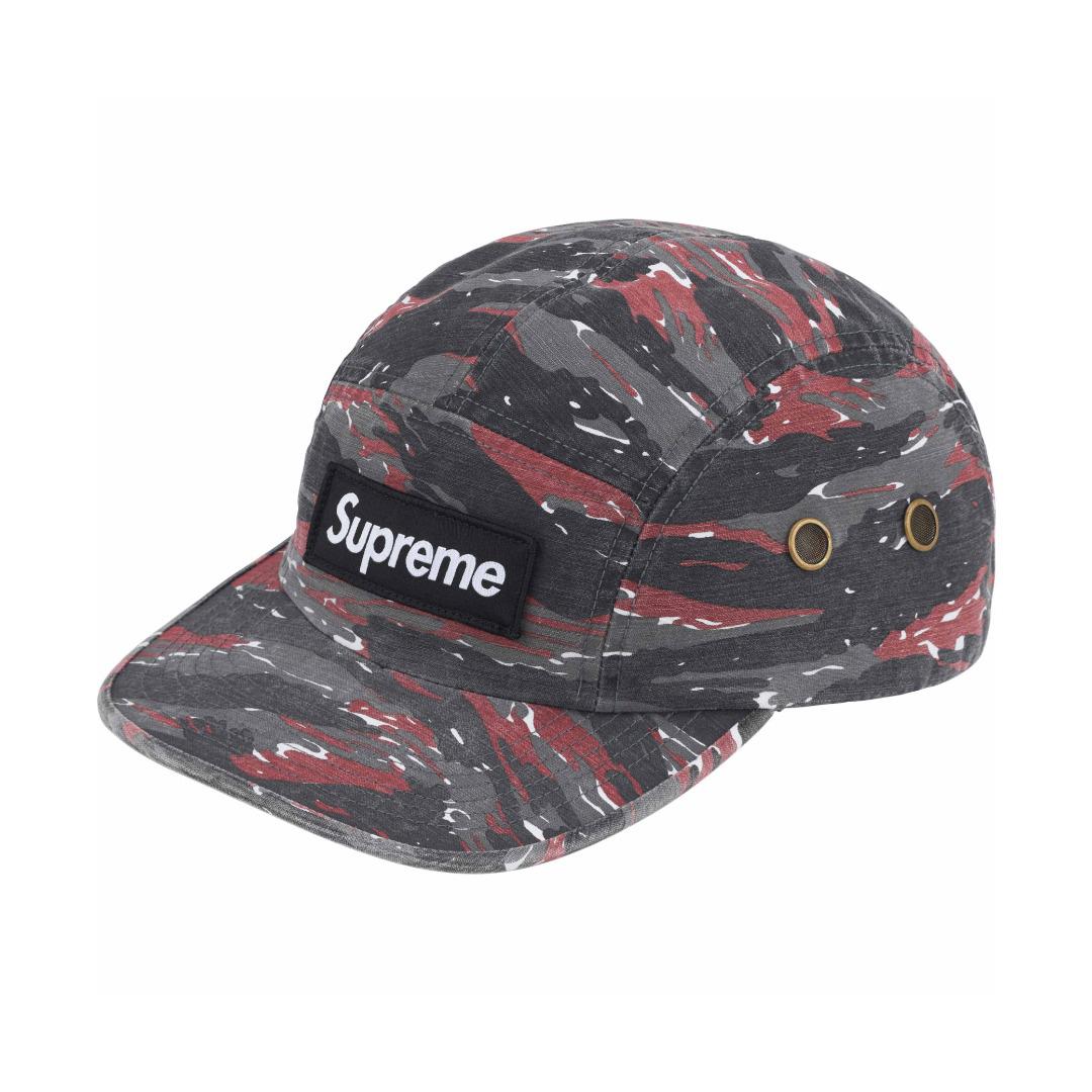Supreme Military Camp Cap 'Red Tiger' - DesignerGu