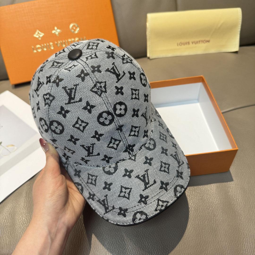 Louis Vuitton Denim Cap - DesignerGu