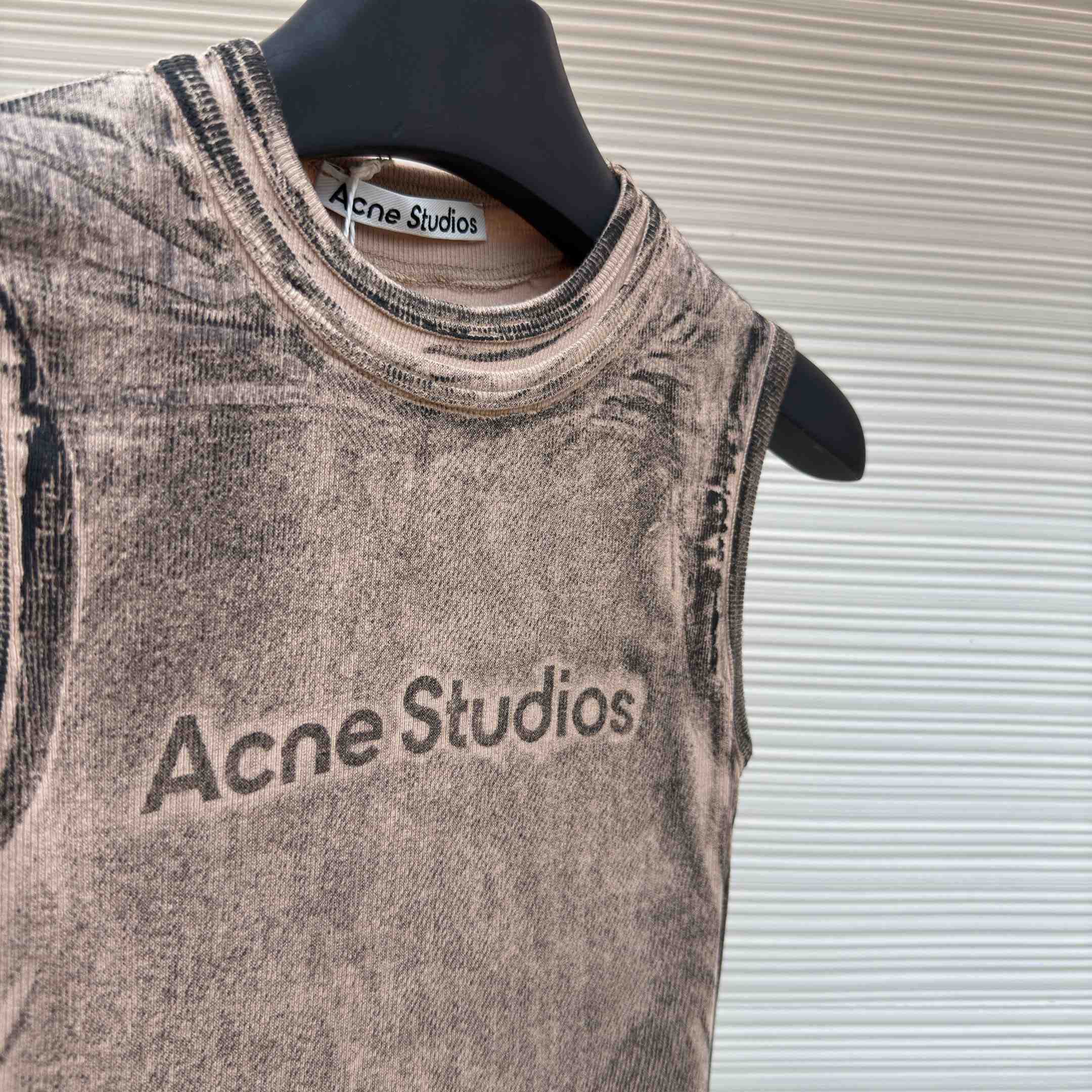 Acne Studios Layered Logo Tank Top - DesignerGu