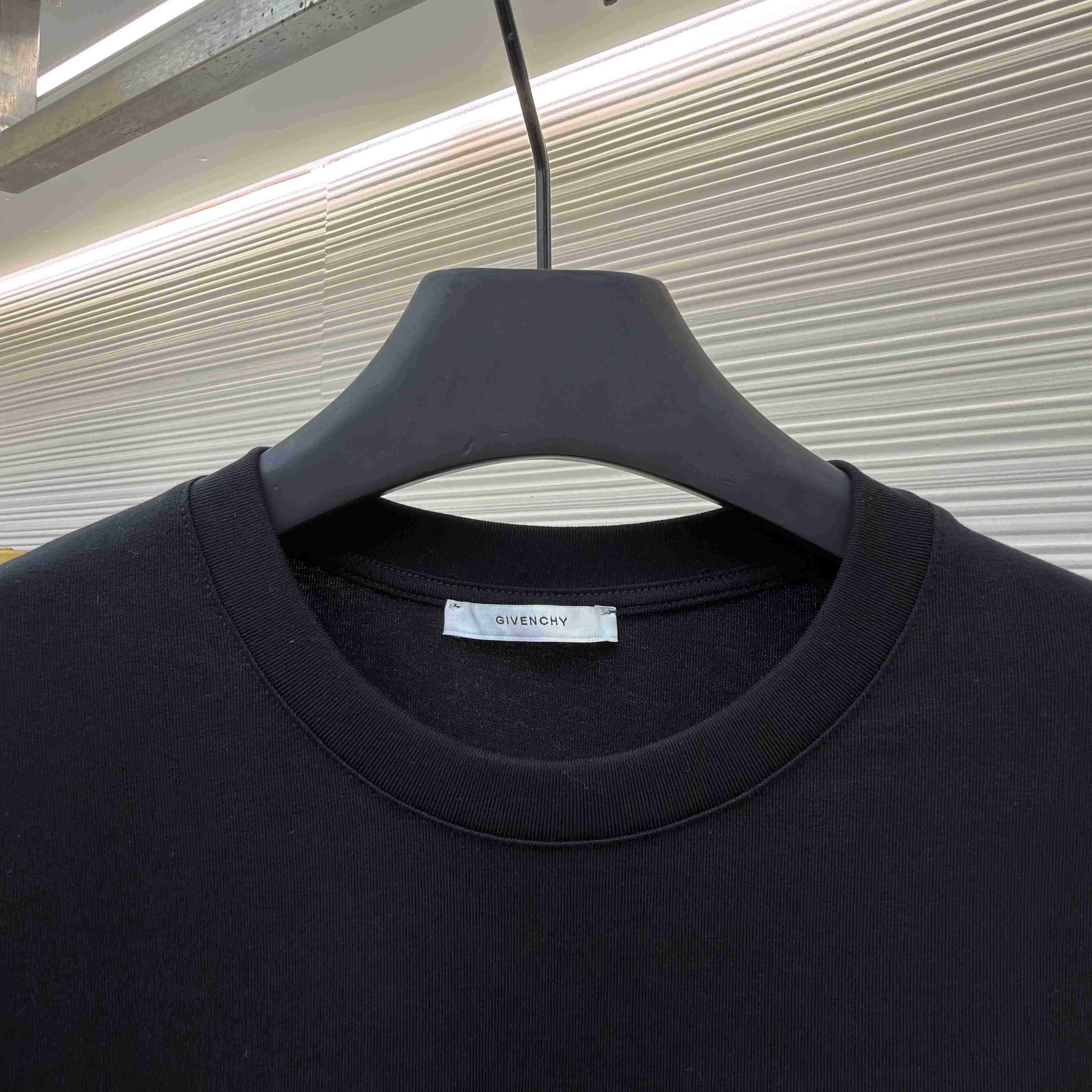 Givenchy T-Shirt In Cotton with Stamp Print - DesignerGu