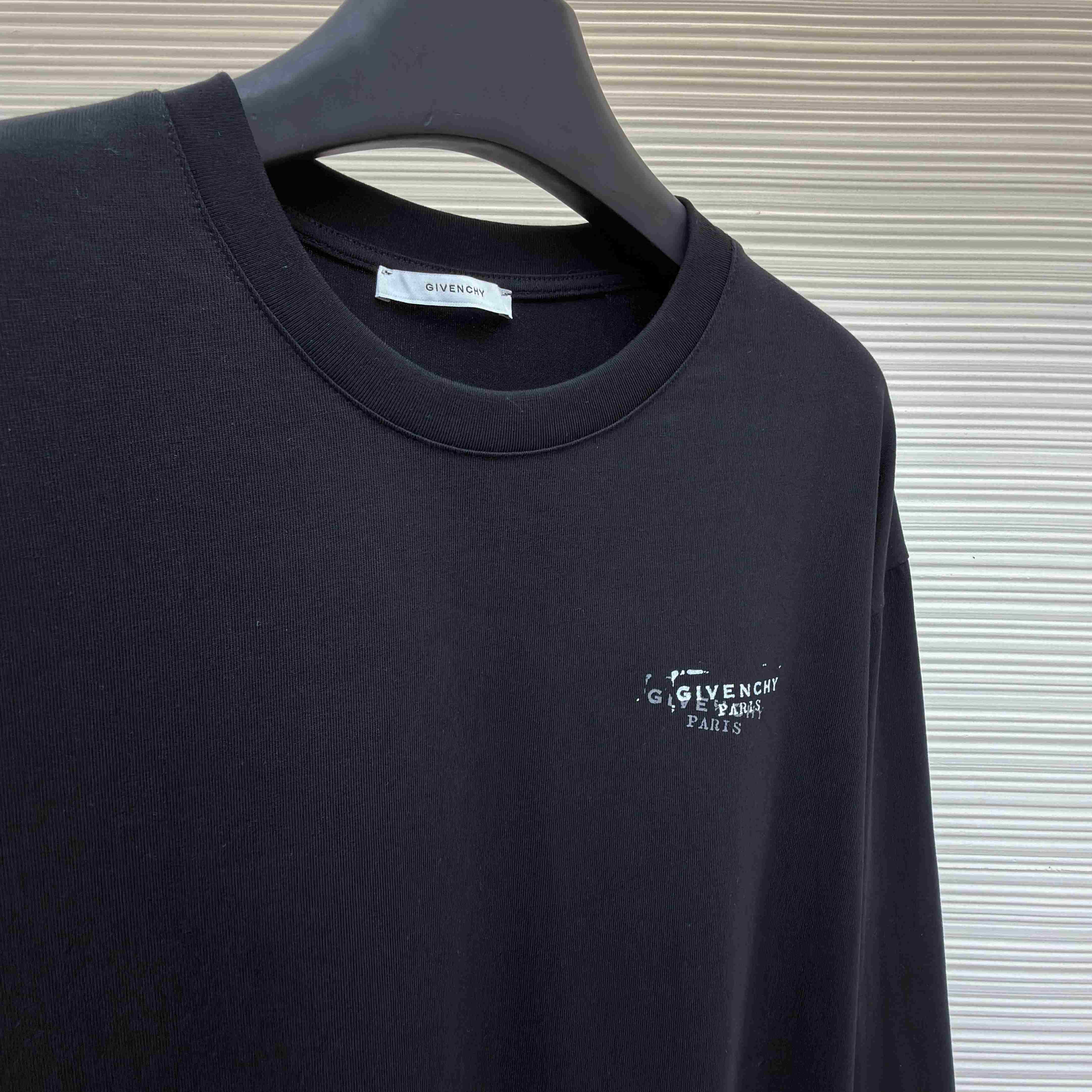 Givenchy T-Shirt In Cotton with Stamp Print - DesignerGu