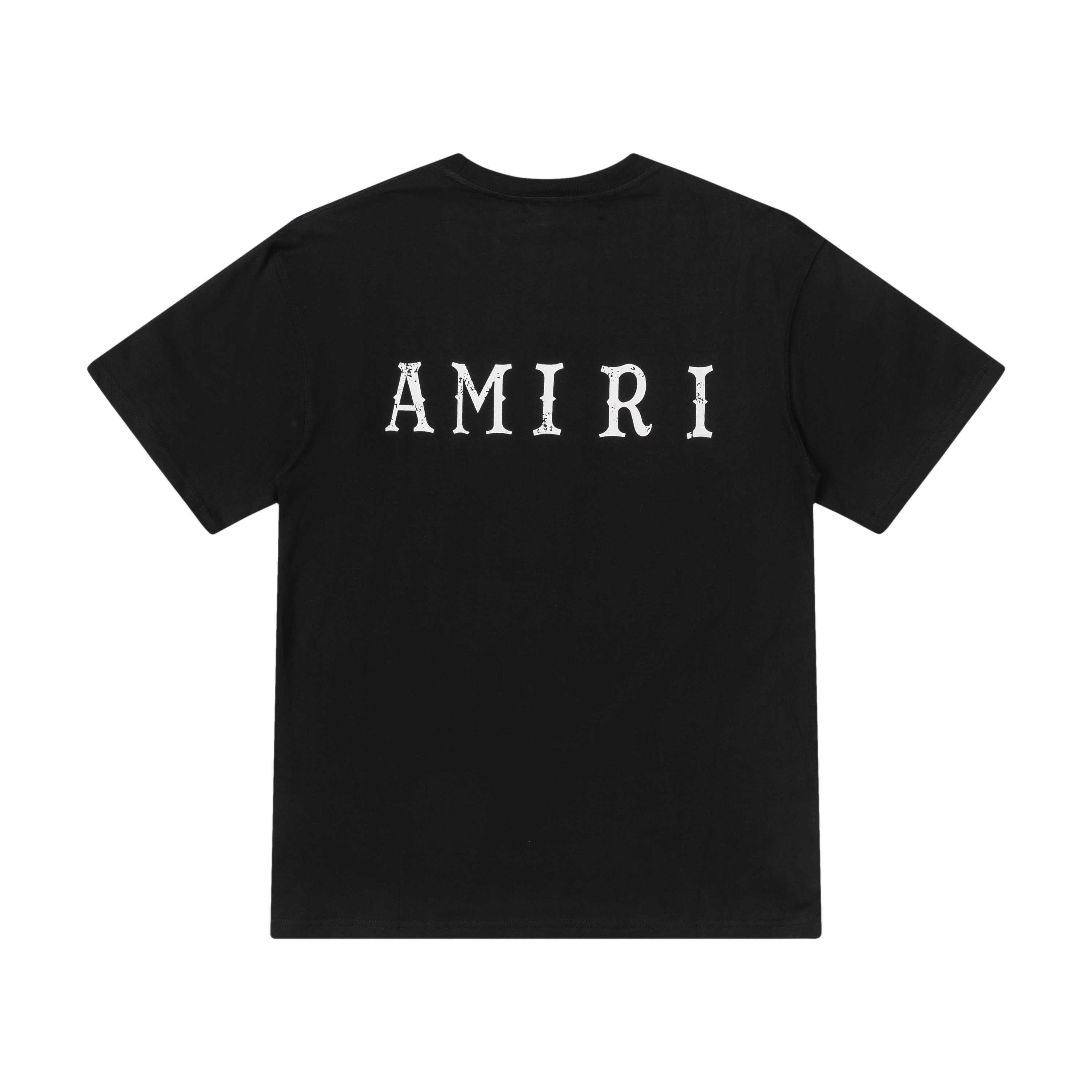Amiri Zig Zag Crackle Tee - DesignerGu