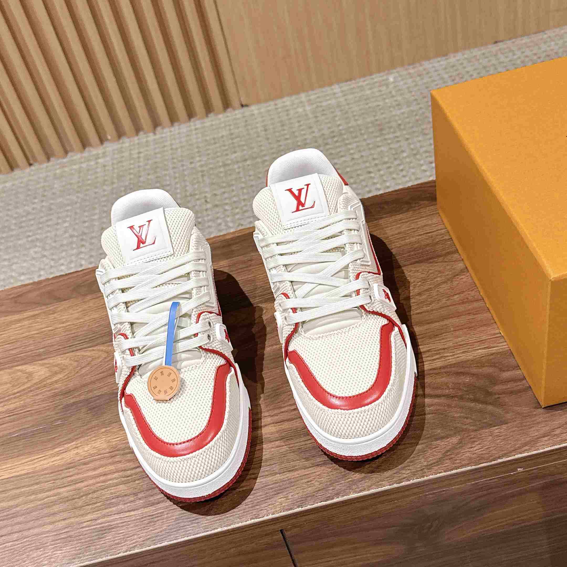 Louis Vuitton LV Trainer Sneaker  1AK88Y（upon uk size） - DesignerGu