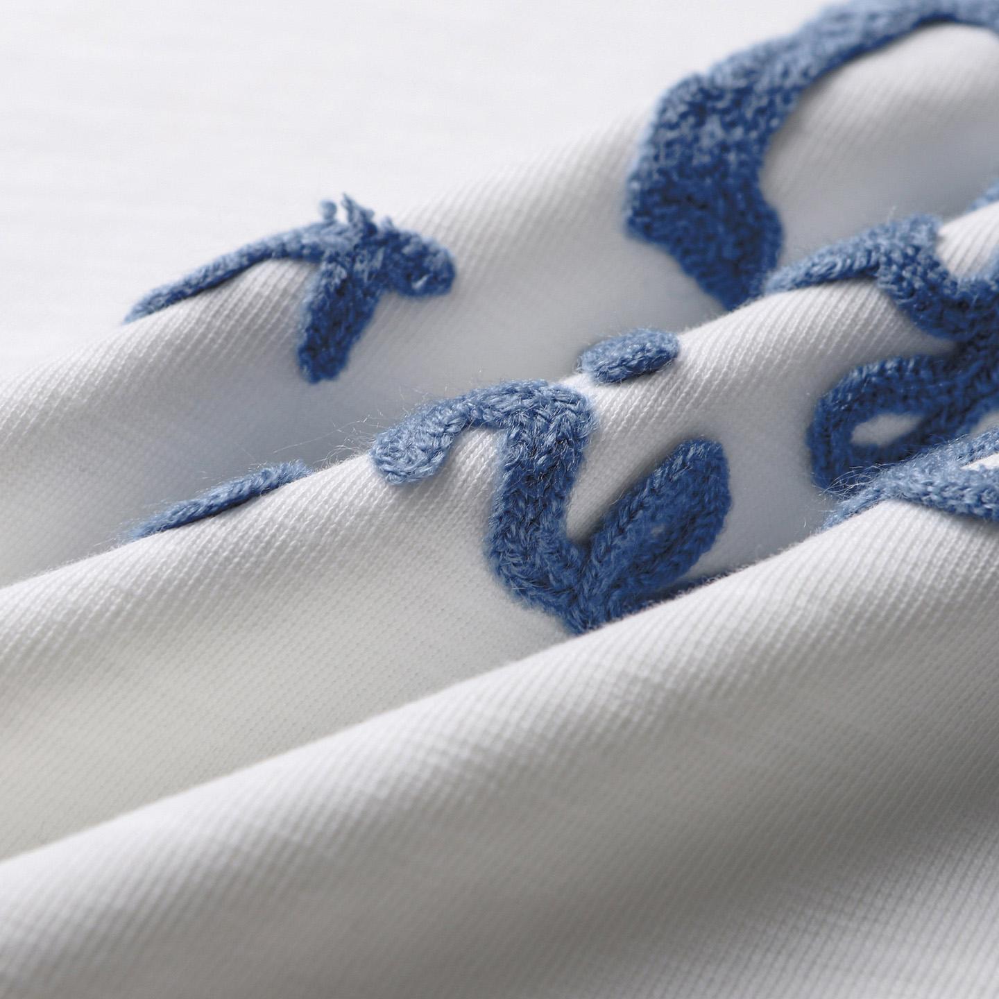 Dior Embroidered Letter Short Sleeve Tee - DesignerGu