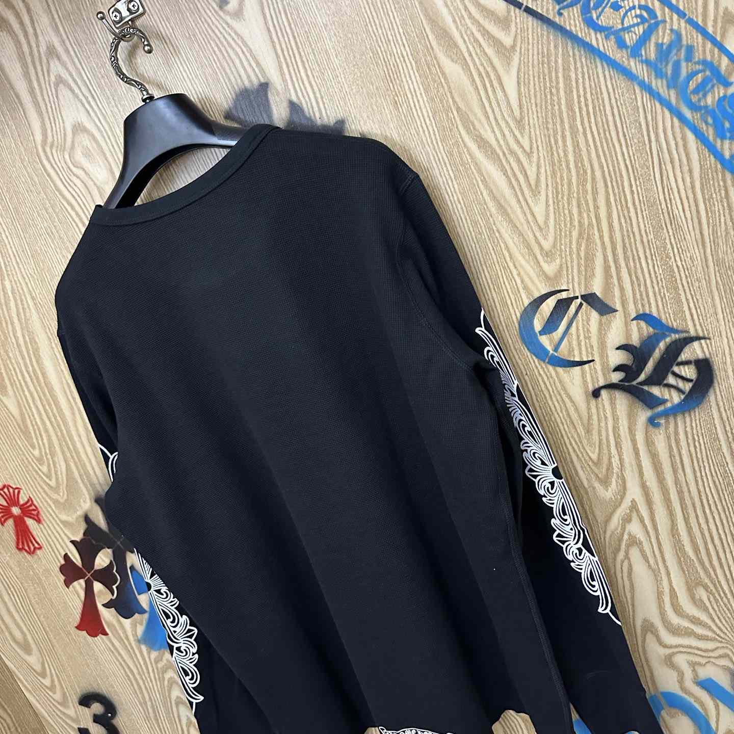 Chrome Hearts Horseshoe Logo Long Sleeve T-Shirt - DesignerGu