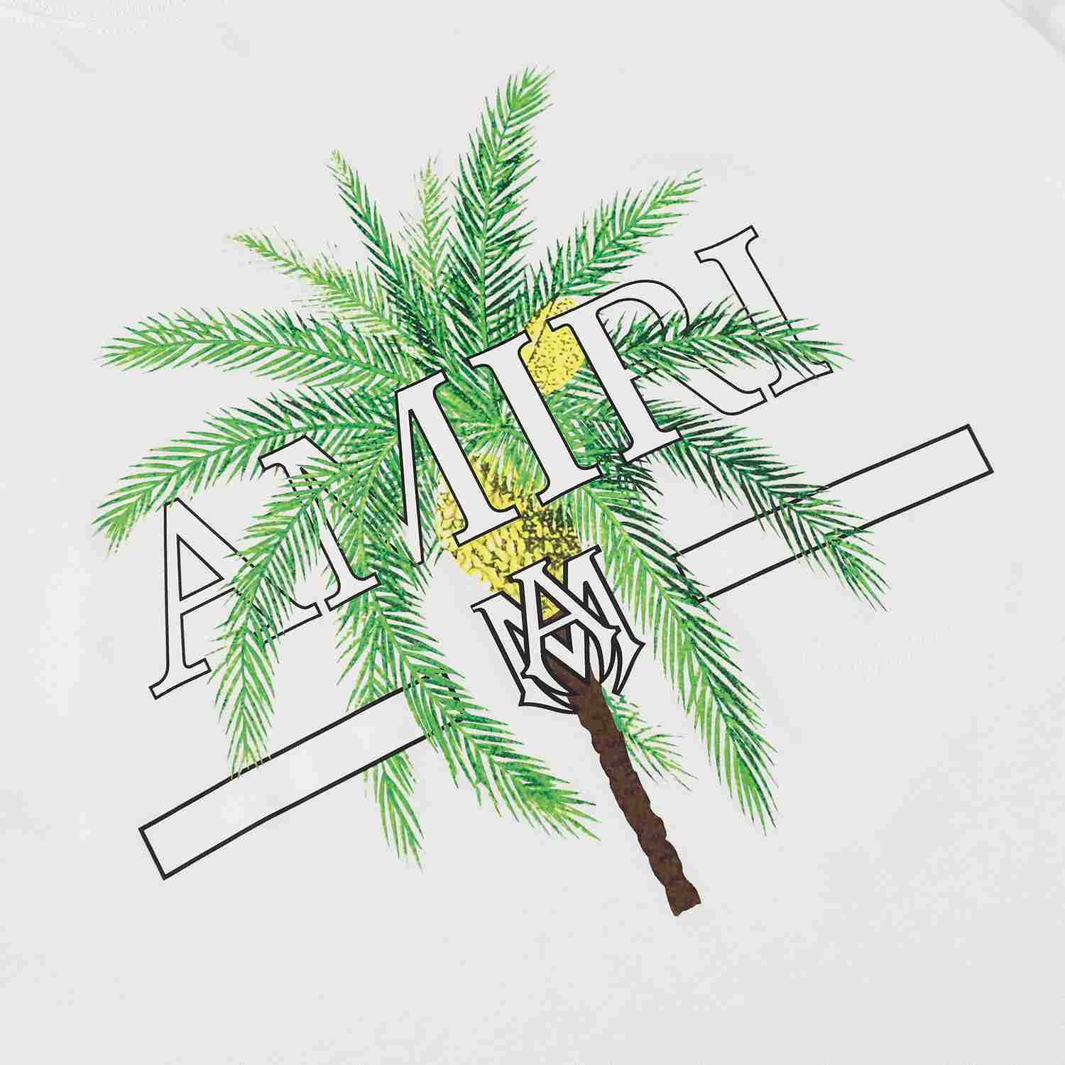 Amiri Palm Tree T-Shirt - DesignerGu