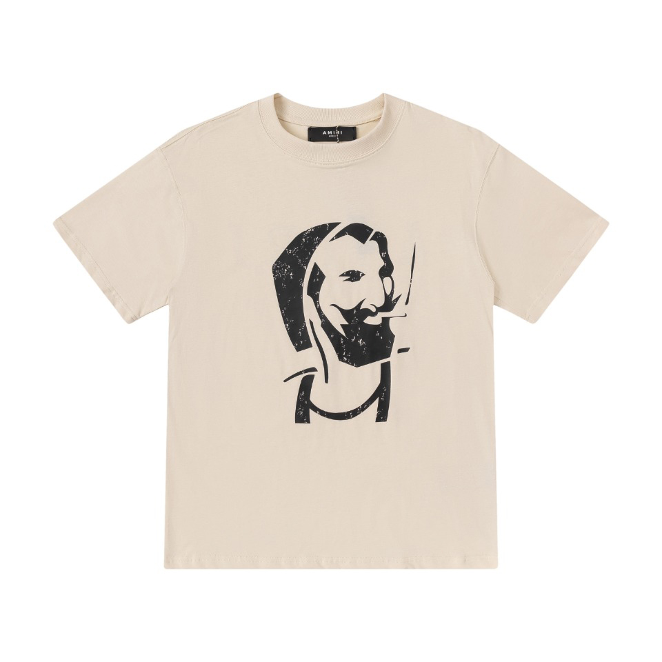Amiri Zig Zag Crackle Tee - DesignerGu