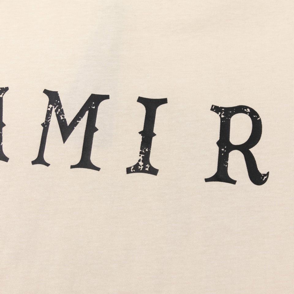 Amiri Zig Zag Crackle Tee - DesignerGu