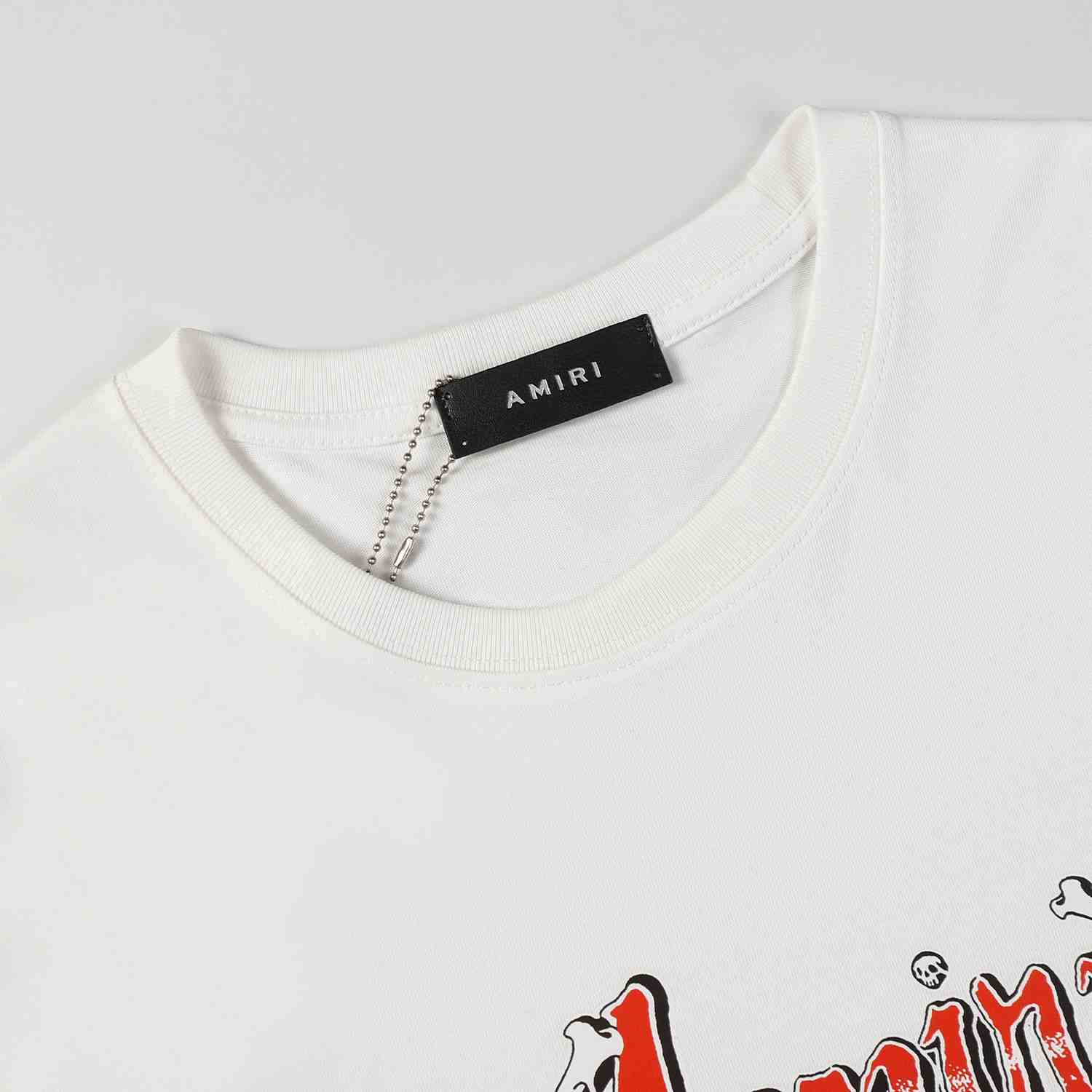 Amiri Mötley Crüe Logo Print Cotton Jersey T-Shirt - DesignerGu
