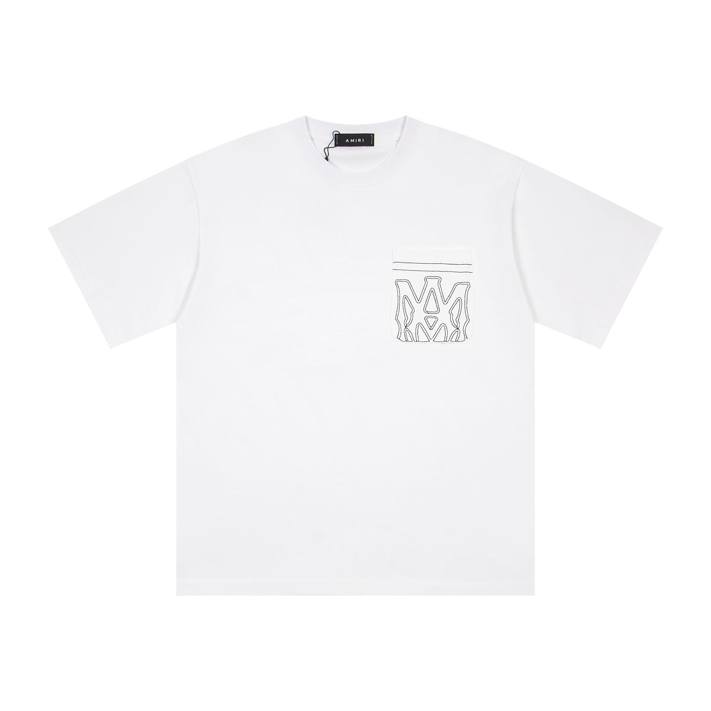 Amiri MA Outline  Tee - DesignerGu
