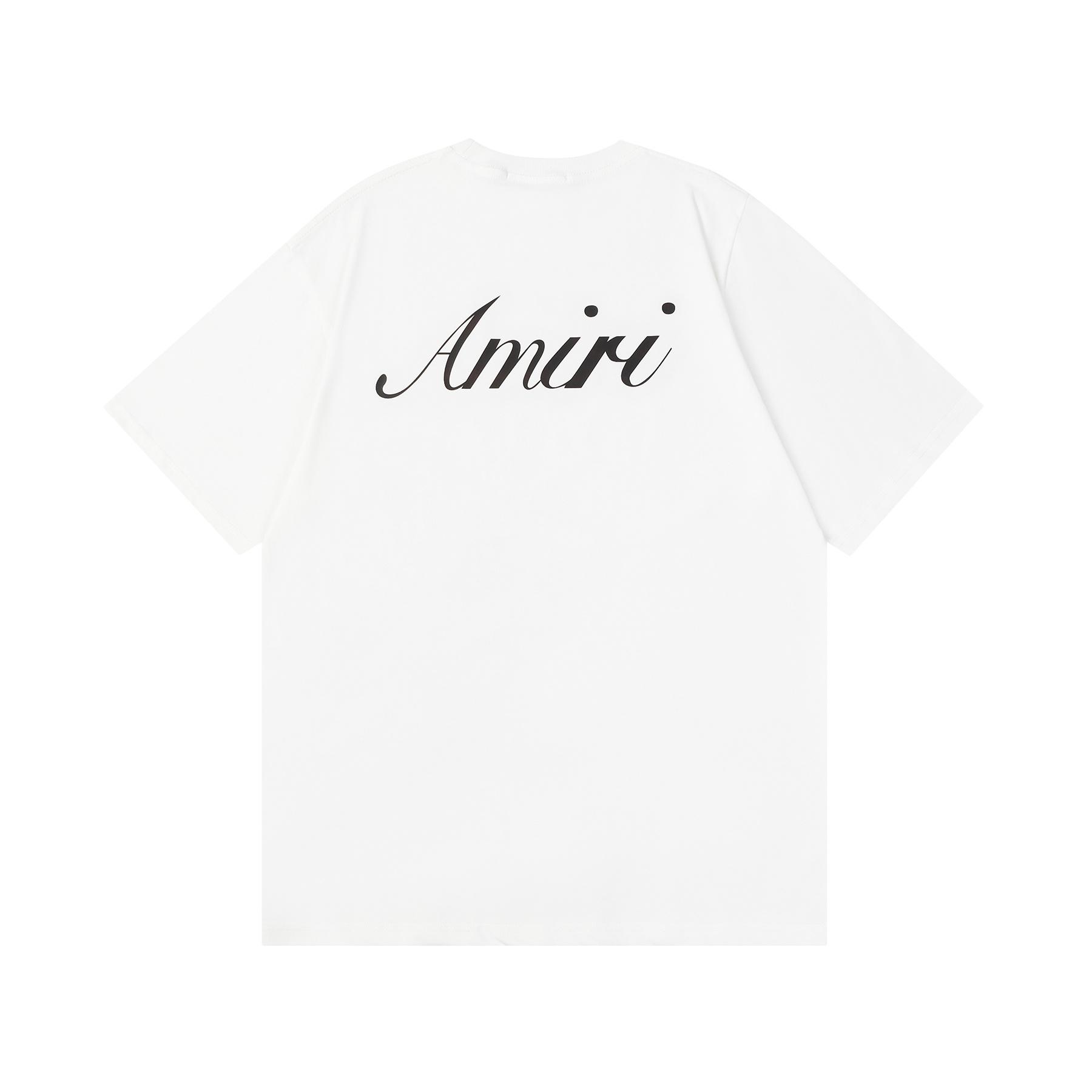 Amiri Core Logo Tee - DesignerGu