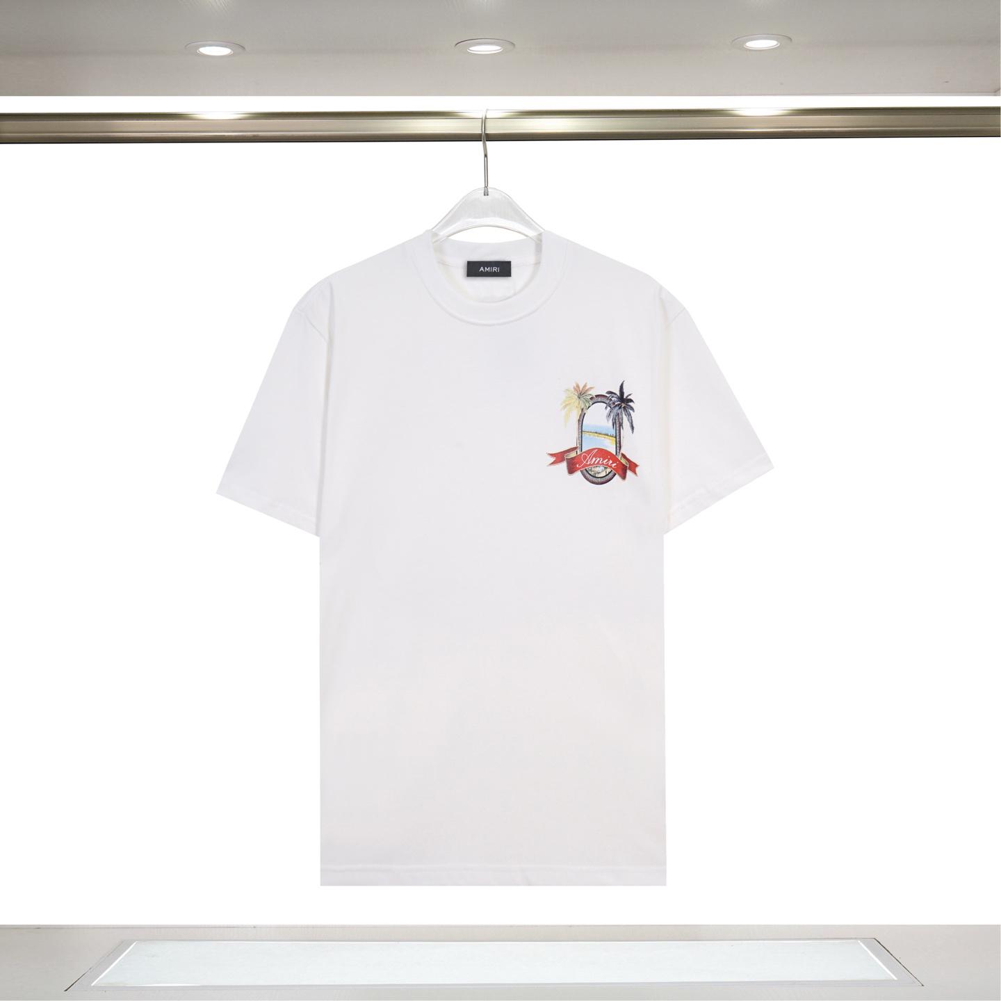 Amiri MA Paradise Logo Print Cotton Jersey T-Shirt - DesignerGu