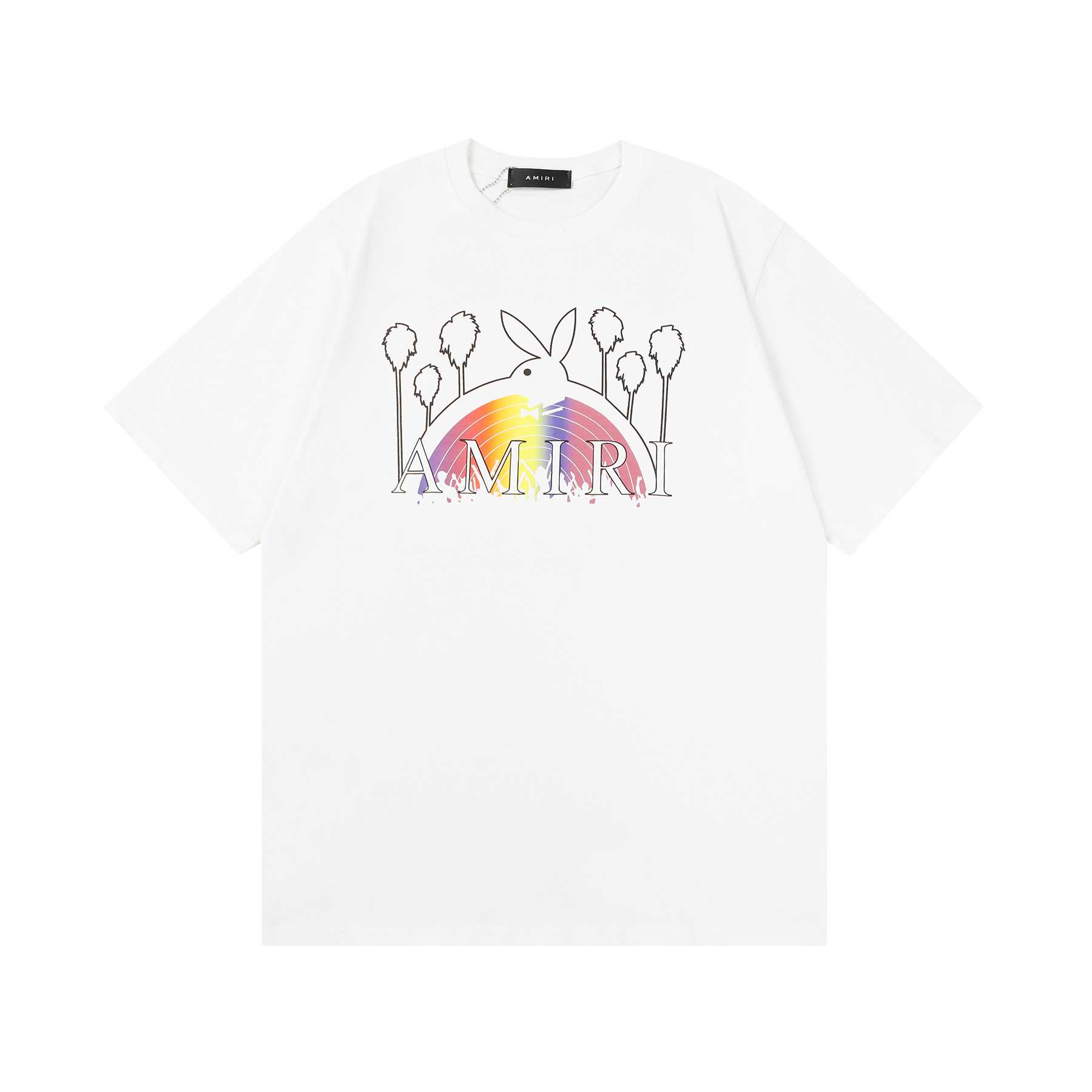 Amiri Playboy Rainbow Tee - DesignerGu