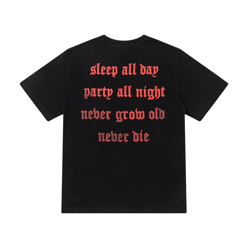 Amiri Black Lost Boys T-Shirt - DesignerGu