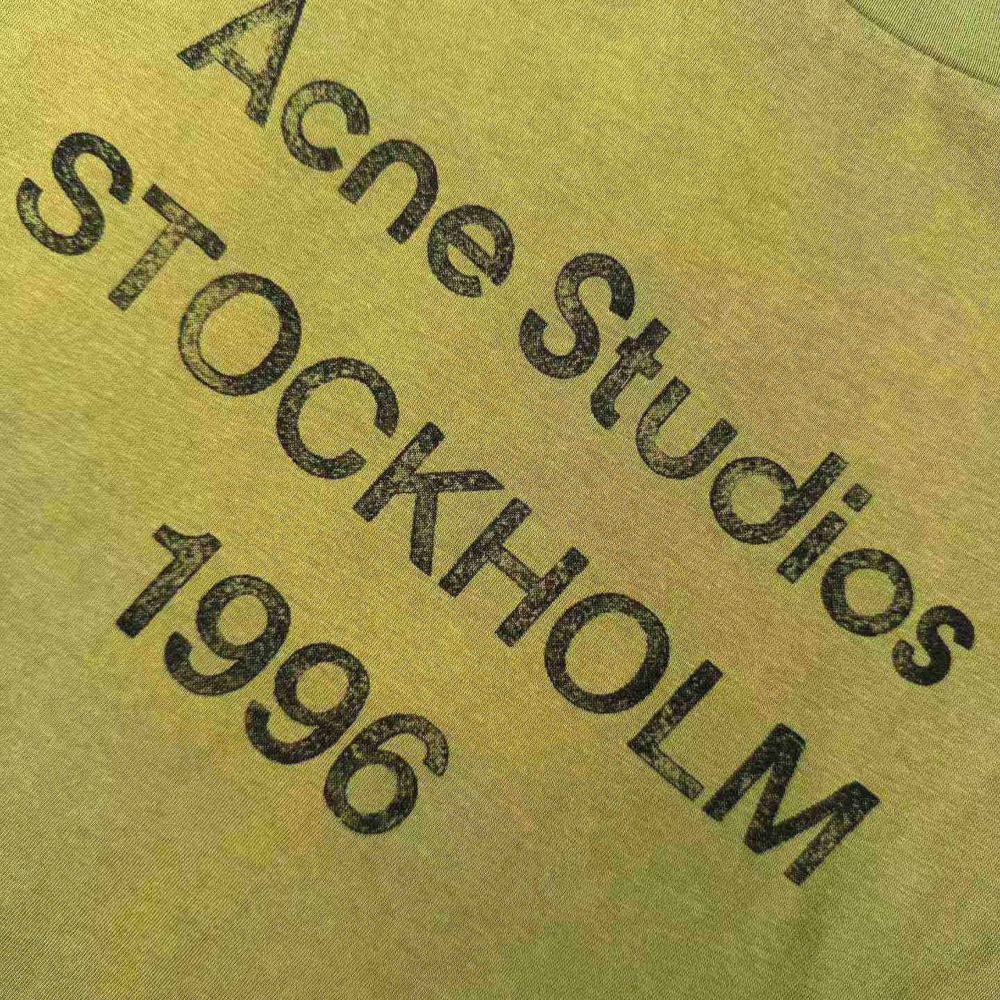Acne Studios Sprayed 1996 Logo T-shirt - DesignerGu